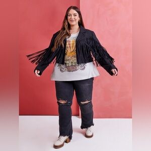 Arula, A Beautiful Soul Cory Incrediflex Bootcut Jeans, Black, Size 18